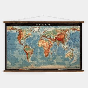 World Physical Relief Map