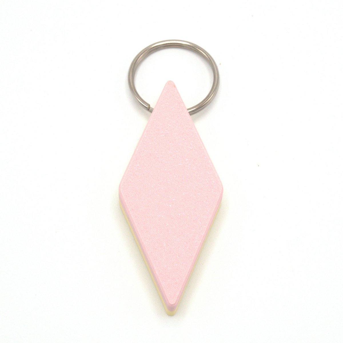 Keychain Check Bacon Pink/yellow