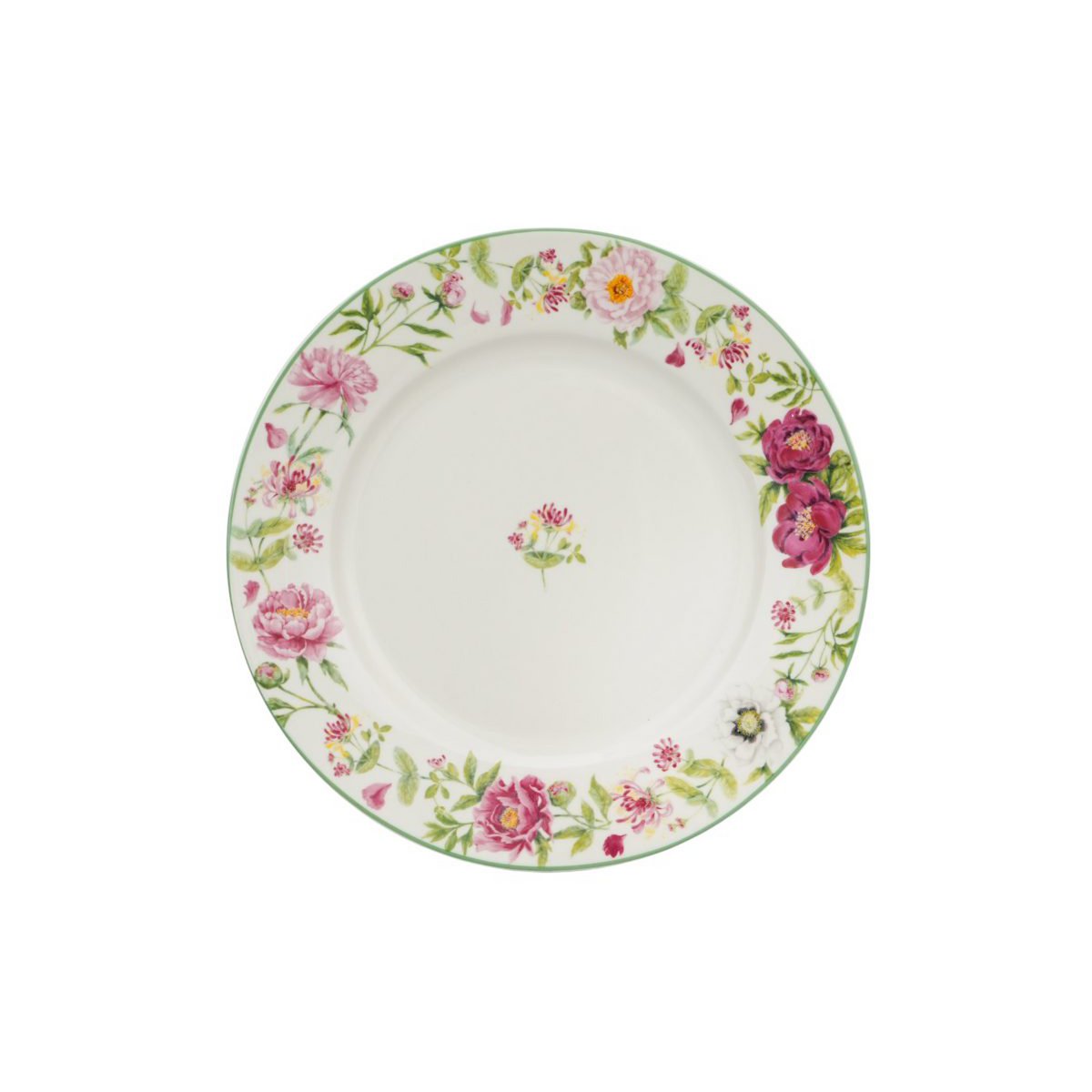 Assiette à dessert en porcelaine Pivoine 19,5 cm Isabelle Rose