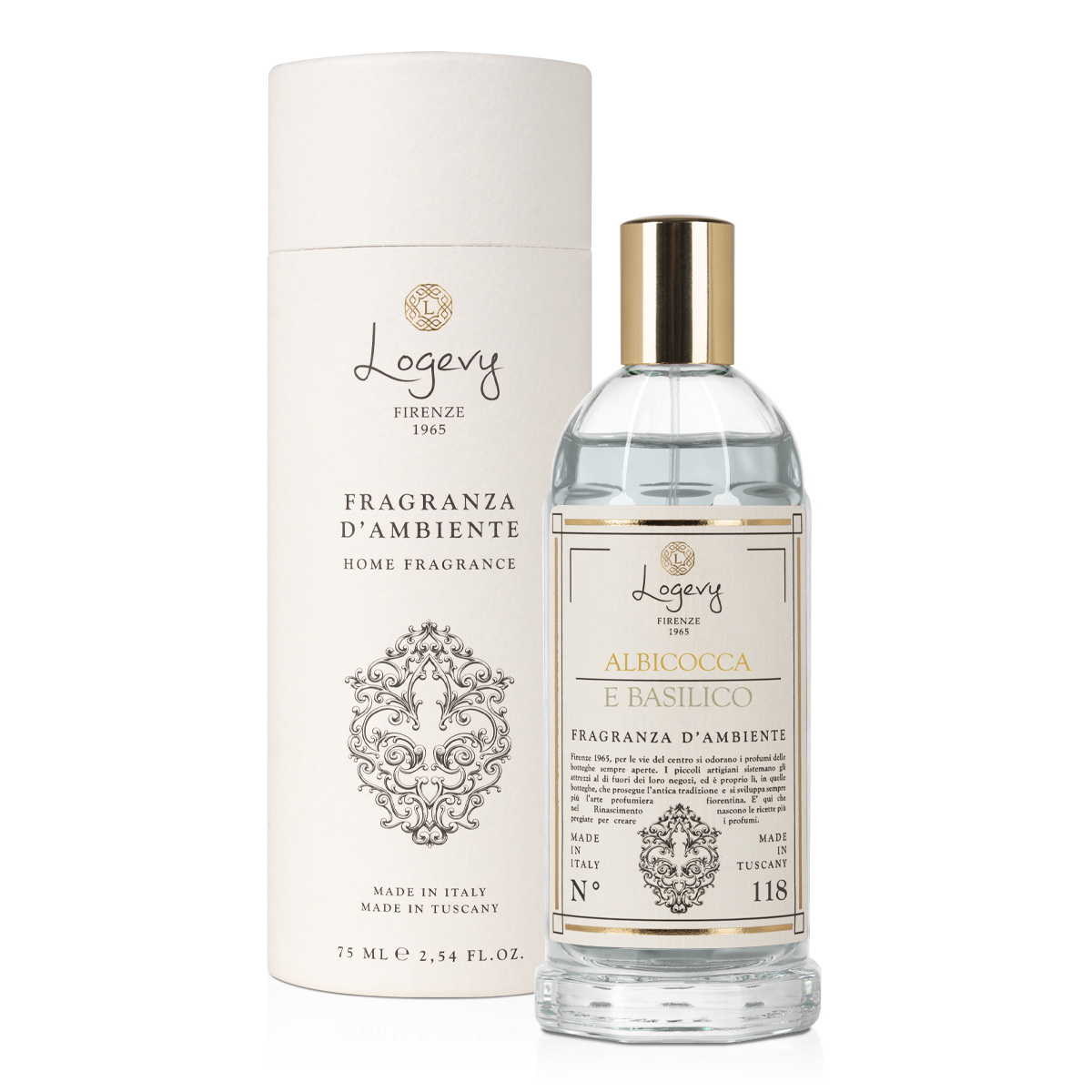 Fragranza per Ambiente Albicocca e Basilico Spray 75ml