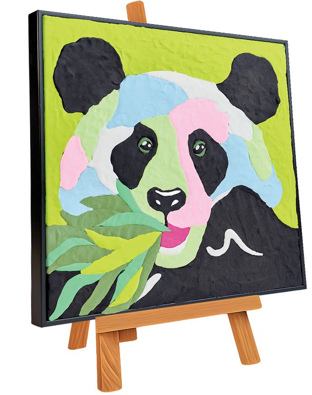 Okto Sensory Art Kleuren Op Nummers - Dieren - Panda