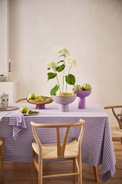 High Tray Metal Matt Lilac 20x30cm