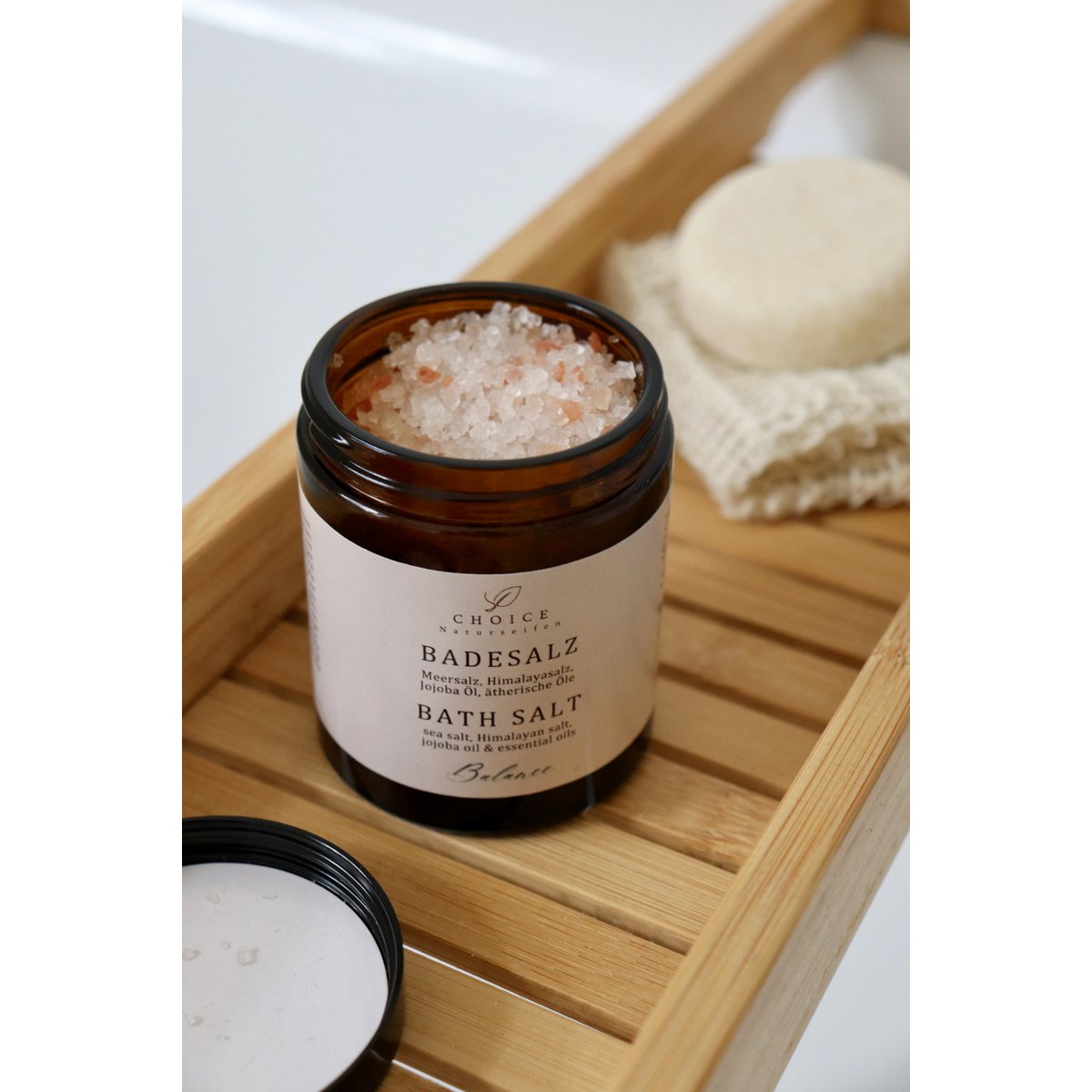 BATH SALT with jojoba oil and essential oils