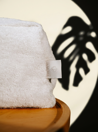 Pamukia GOTS Organic Cotton Terry Toiletry Bag 15 × 25 cm | Essence Collection