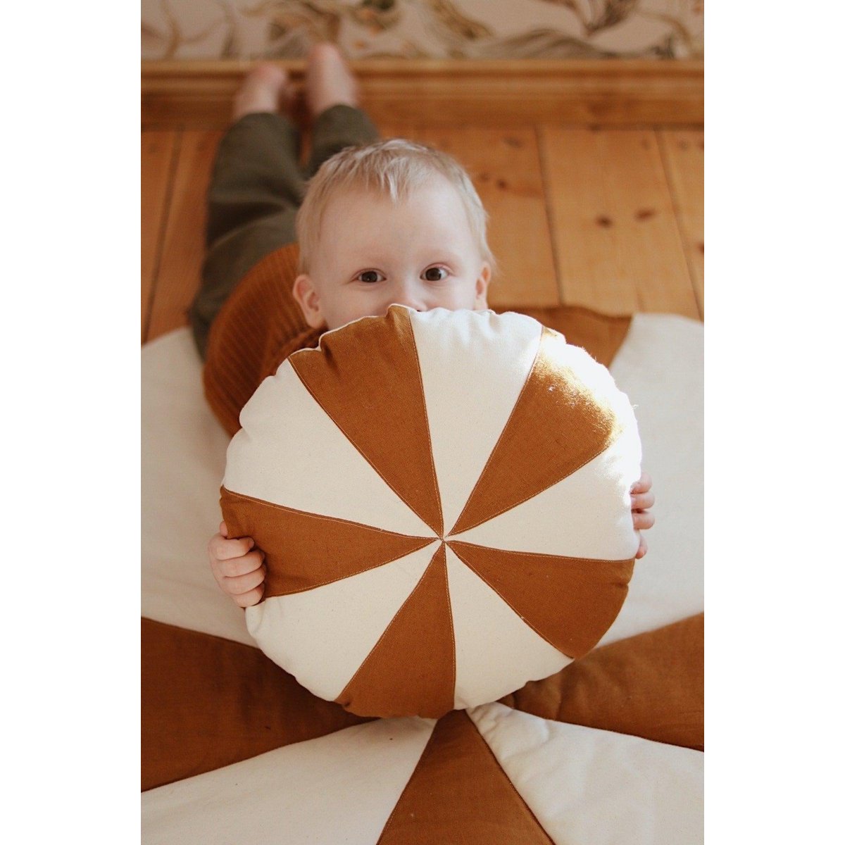 Almohada Patchwork “Caramelo Caramelo”