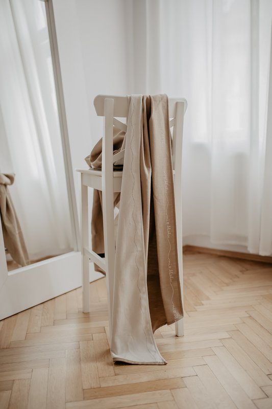 Eco Babywearing woven wrap Beige Minimalist