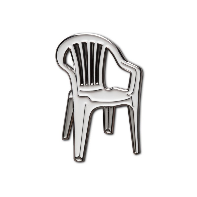 Email Pin "plastic stoel"