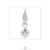 Tatouage éphémère : Mandala Noir