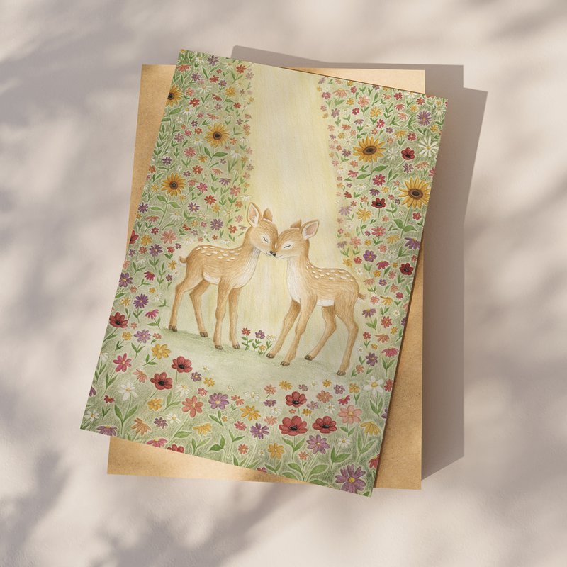 Postkarte Hirschlicht