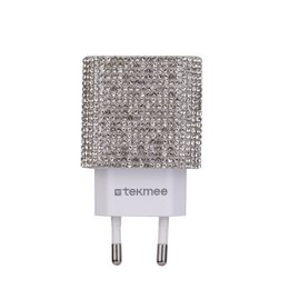 Kit de carga rápida de rehinestones plateados-20W y 40W, Tipo-C