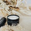 Quote candle in a tin - Happiness in your life (small size)