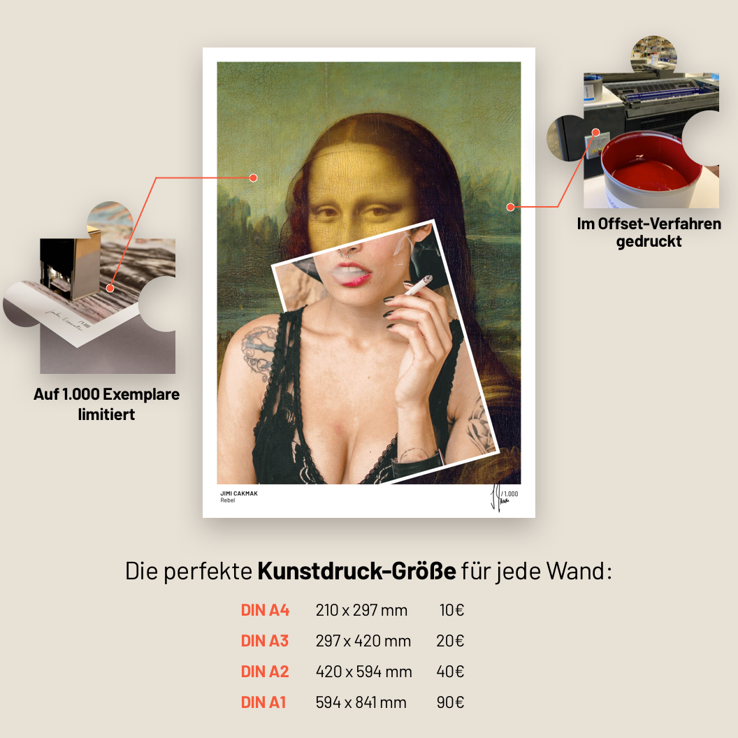Puzzle d'art + impression d'art : Jimi Cakmak