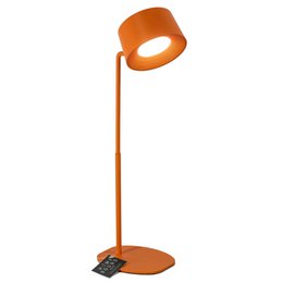 Schreibtischlampe Design LED auf Batterie weiß, mit Wandmontage