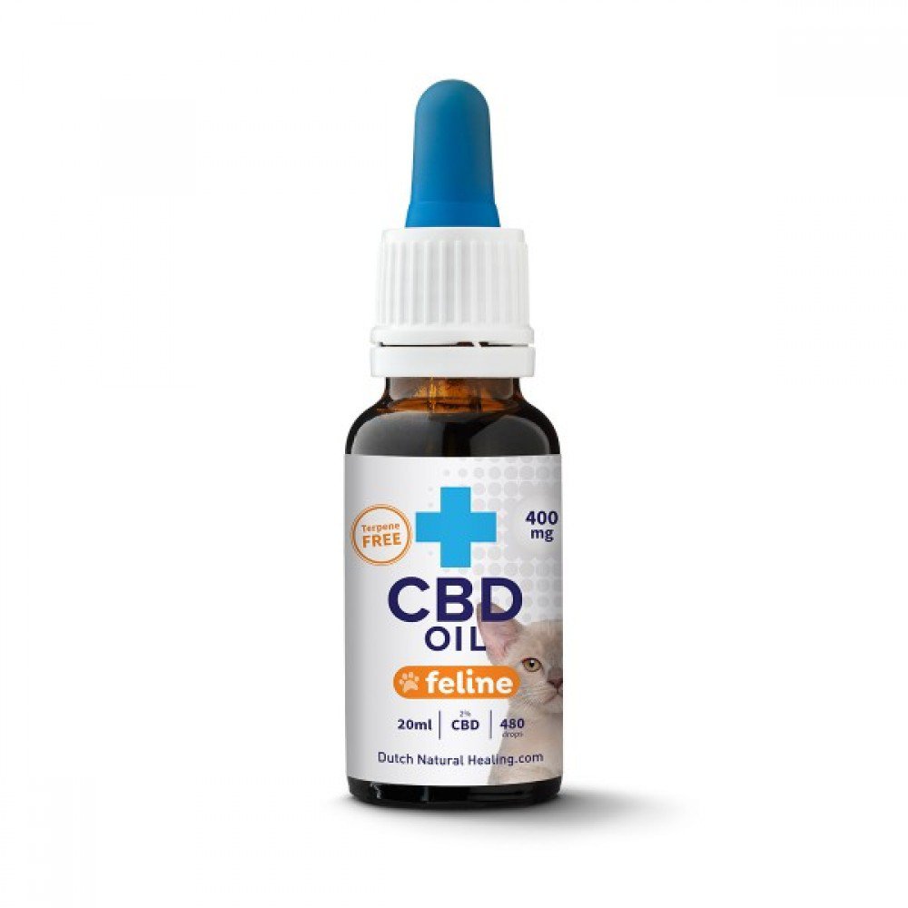 Olej CBD dla kotów 20ml - 2% (400mg)
