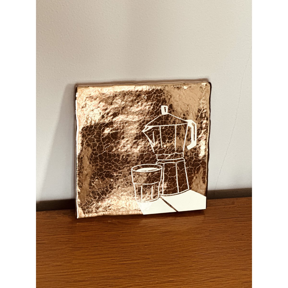 Tile Percolator Gold