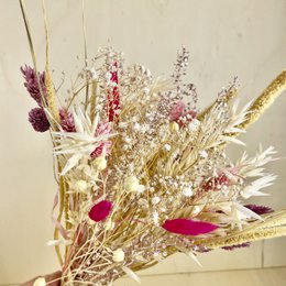 Bukiety BLOOMY Suszone kwiaty Beżowy