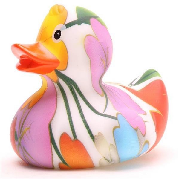 Flower magic rubber duck rubber duck