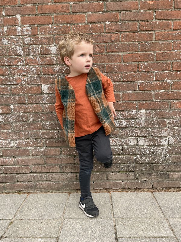 Vest | Teddy tern mørkegrøn