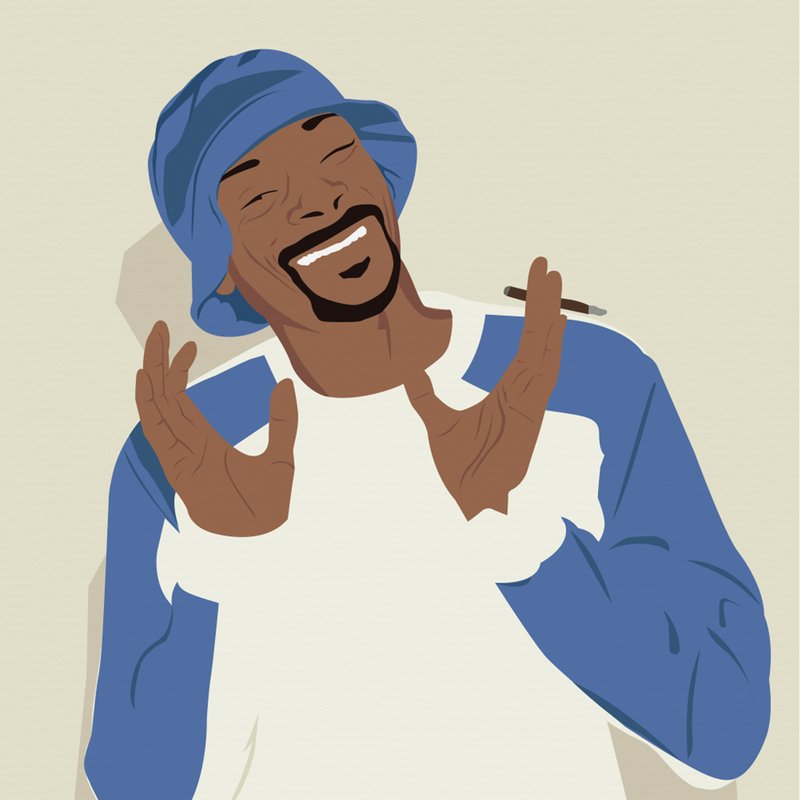 Poster "Snoop Dogg" - A4 & 30x40cm - Art print