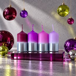 Dip Dye Twinkle * Purple Diamonds