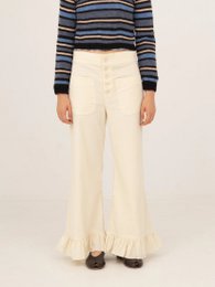 Tender White Corduroy Pants