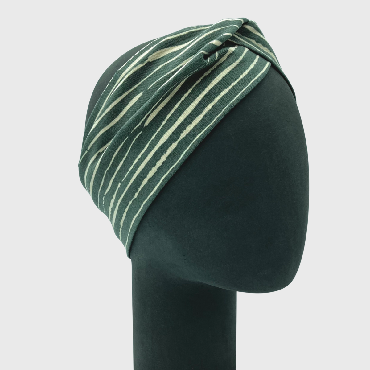 Headband stripes organic cotton jersey