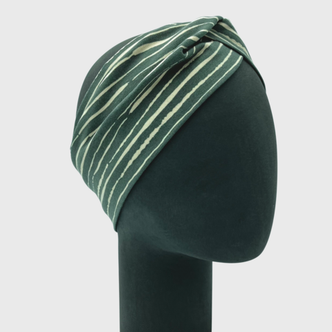 Headband stripes organic cotton jersey