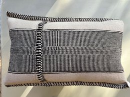 Cushion Azure - antracit creme