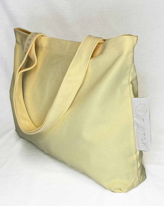 Rima Canvas -Tasche - Pastellgelb