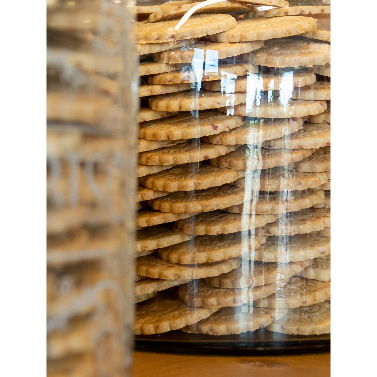 Butterkekse aus reiner, frischer Butter mit Schokoladenstückchen – Metallbox „White Cat“, 250 g