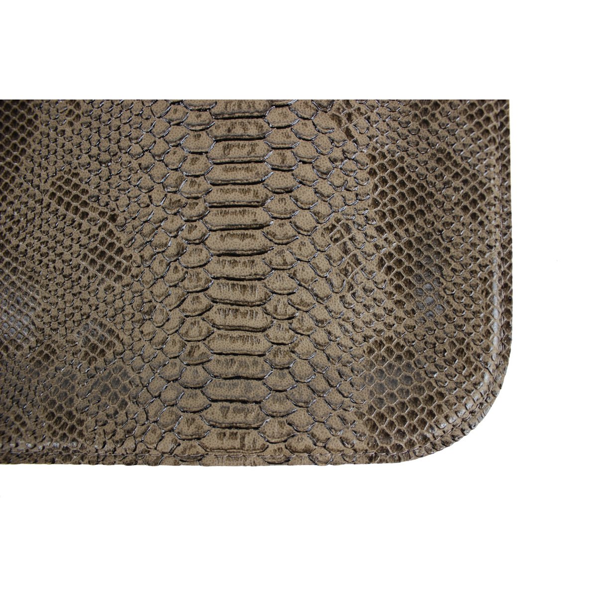 Plateau plat petit reptile marron