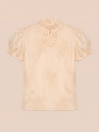 Creme Echo Bluse