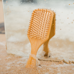 Bambus paddle hårbørste | Plastfri | Vegansk