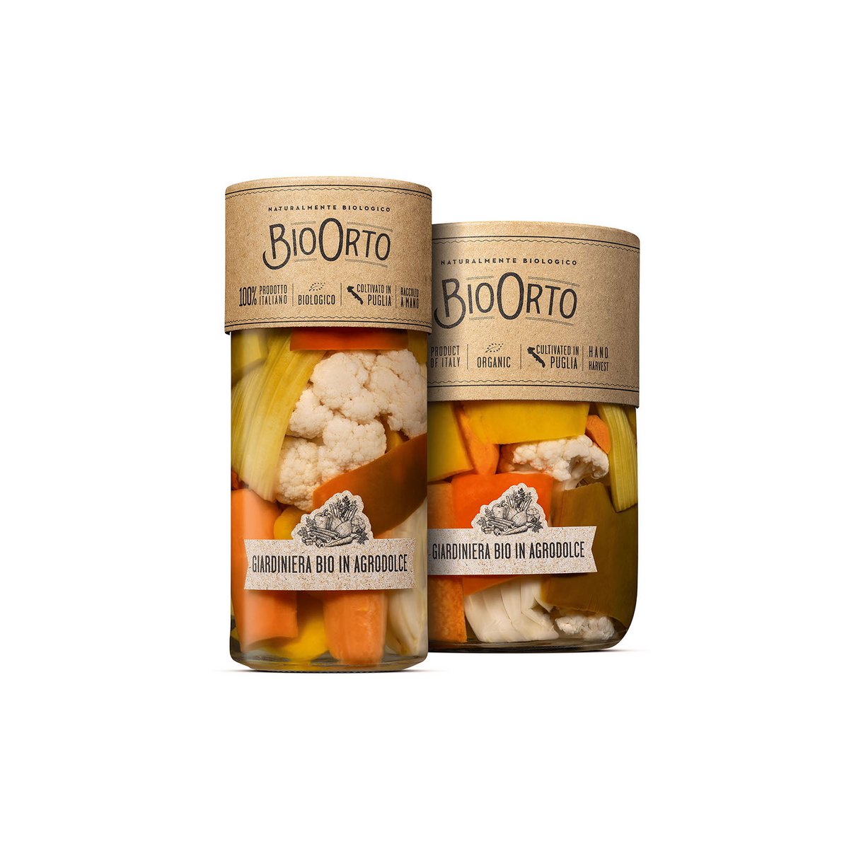 Biologische zoetzure Giardiniera