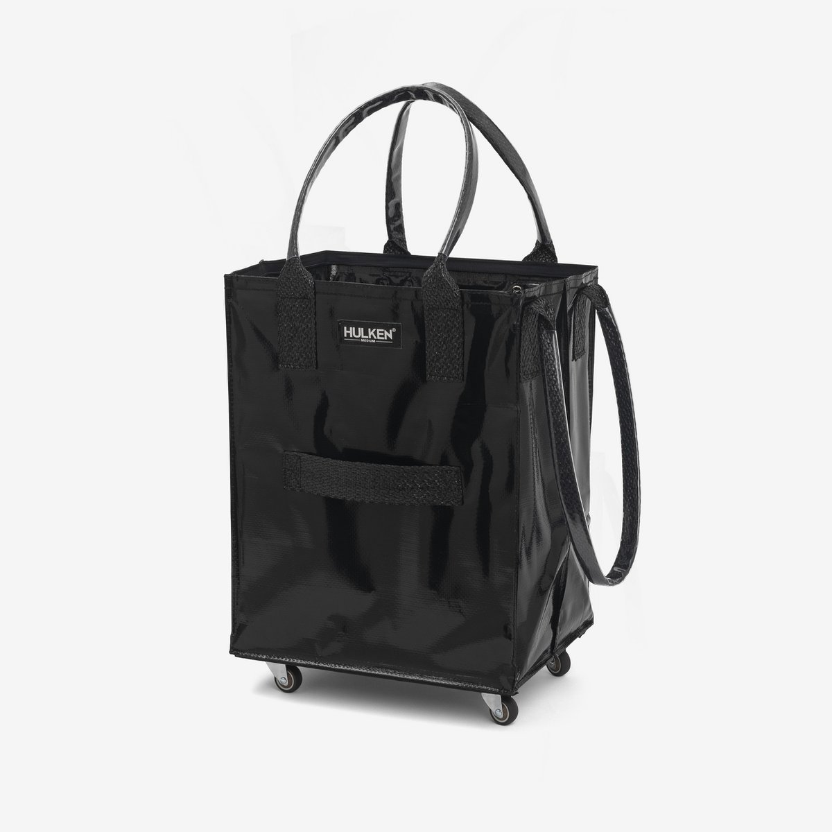 Hulkenbag Medium schwarz mit gebauter Abdeckung