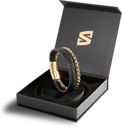 Bracciale in pelle "Eroe"