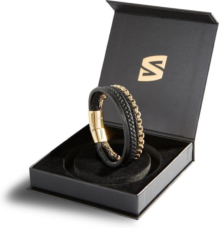 Bracciale in pelle "Eroe"