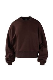 ROSA Sweatshirt – Baumwolle – Schokoladenbraun