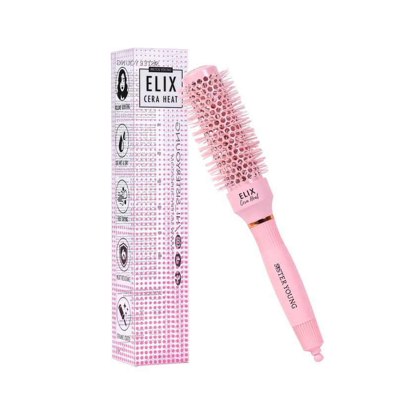 Sister Young l ELIX Cera Heat – keramische thermische stylingborstel met staartpluk