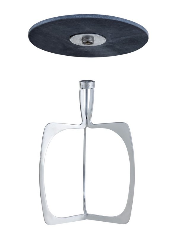 Tavolino in metallo rotondo ø 45 x 56 cm tavolo decorativo in marmo Sohoo con cornice argento o oro