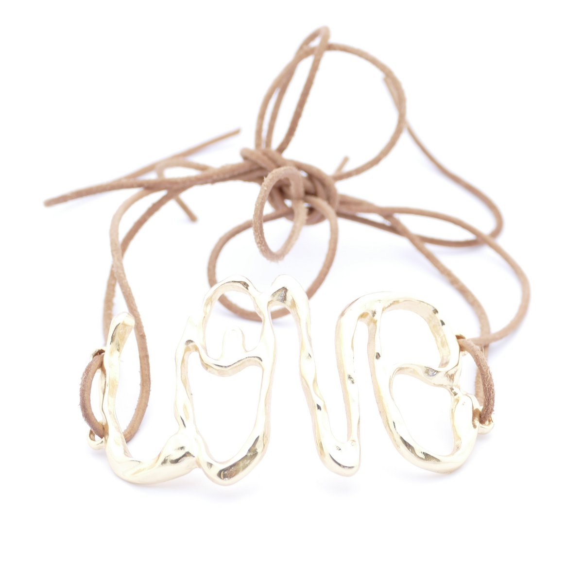 Choker kraag gouden ketting Love