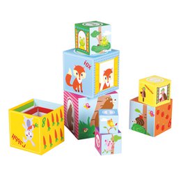 Lelin® Stapelblokken - Bosdieren