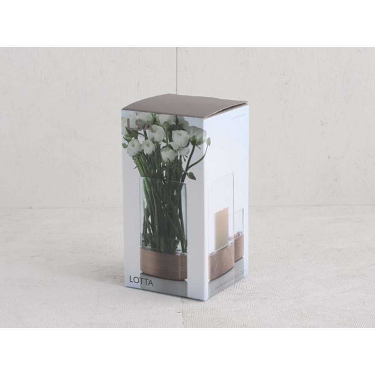 L.S.A. - Lotta Vase oder Candlestick 18 cm - transparent