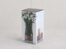 L.S.A. - Lotta Vase oder Candlestick 18 cm - transparent