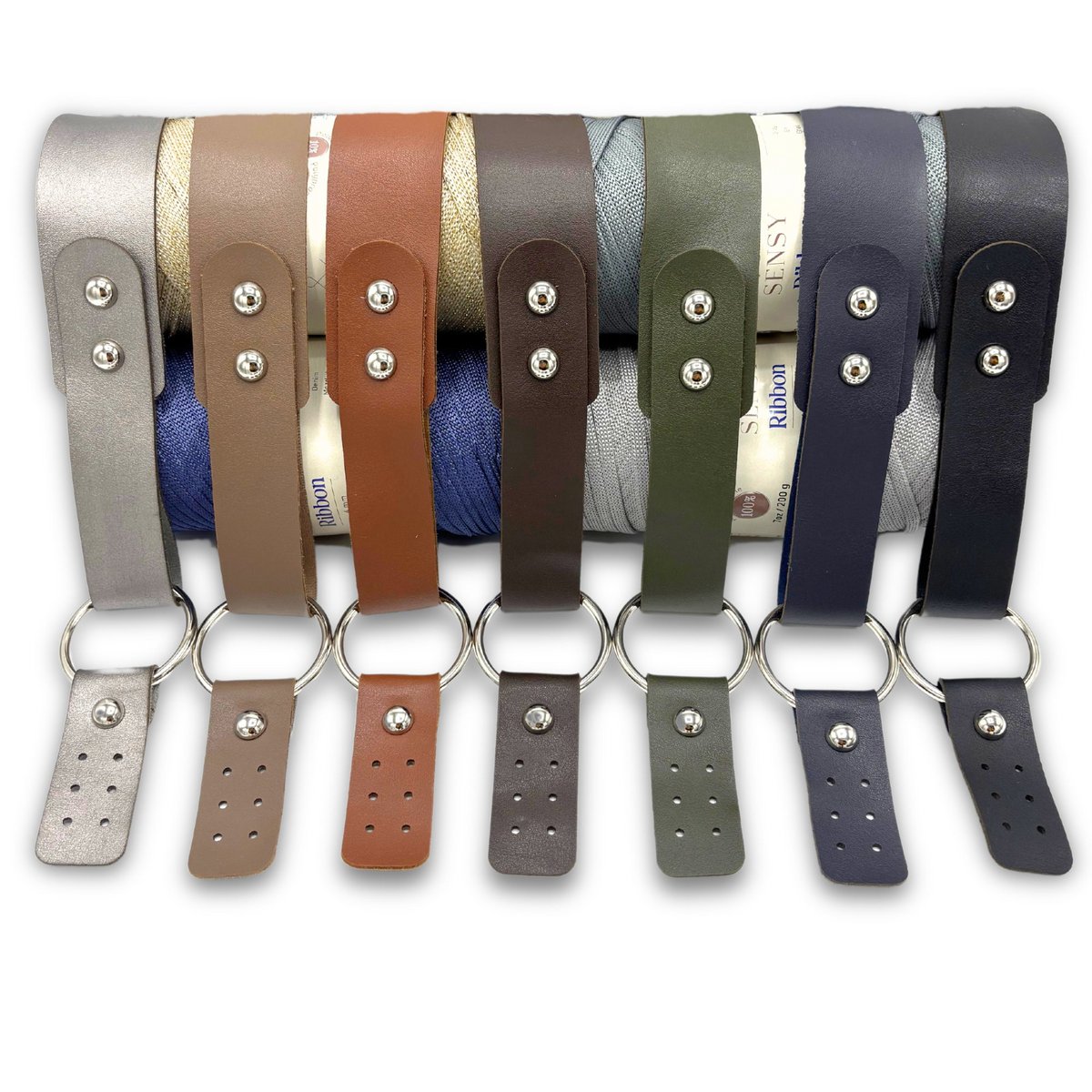 Ringtaschenriemen aus PU-Leder (72 cm)