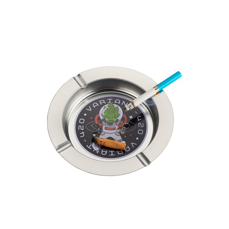 POSACENERE TONDO IN METALLO V420
