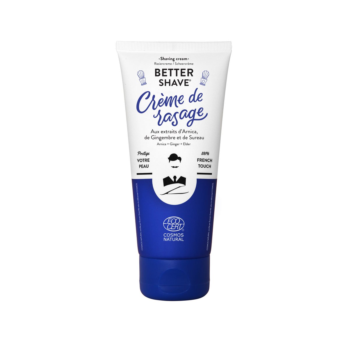 BETTER-SHAVE - Crema da barba naturale per uomo