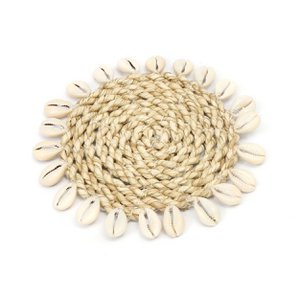 Der Muscheluntersetzer aus Seegras – natürlich