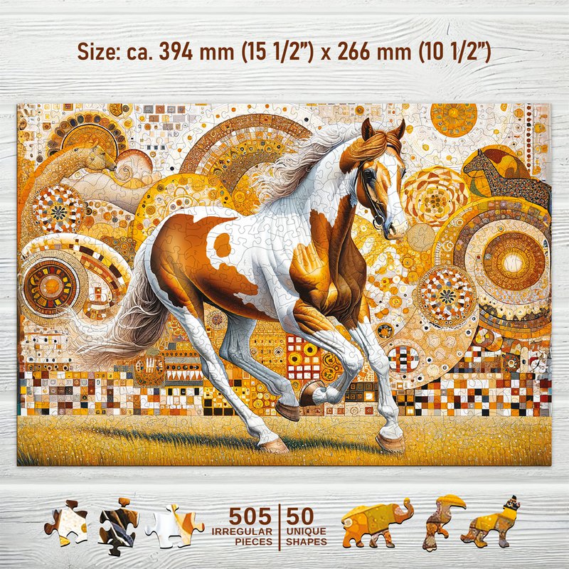Rätsel - elegantes Pferd