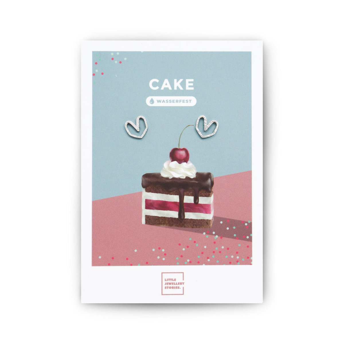 Stud earrings CAKE